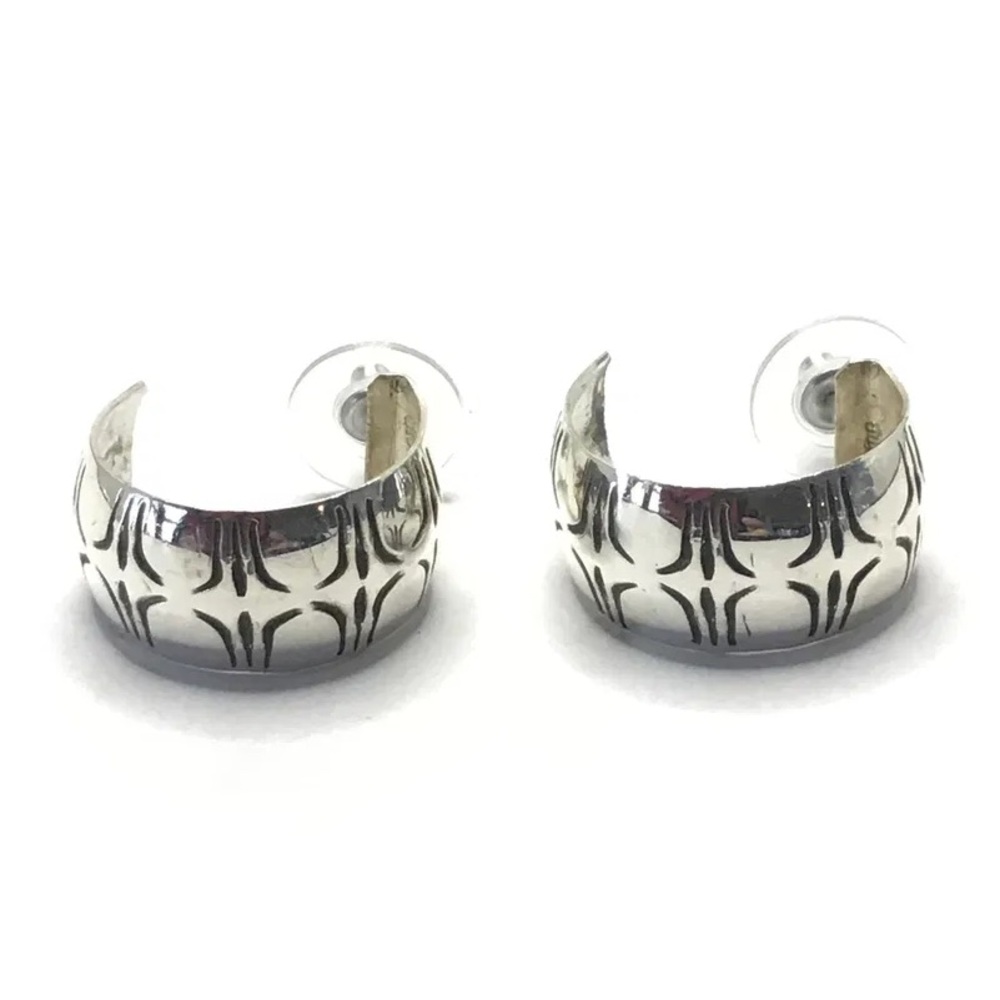 Elegant Silver Hoop Earrings